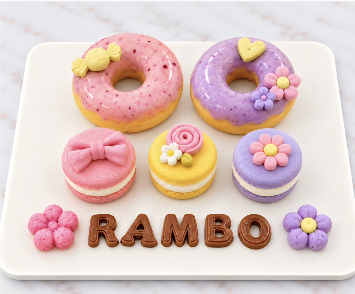 Pawscrumptious Pawtein Donut Pawty Set