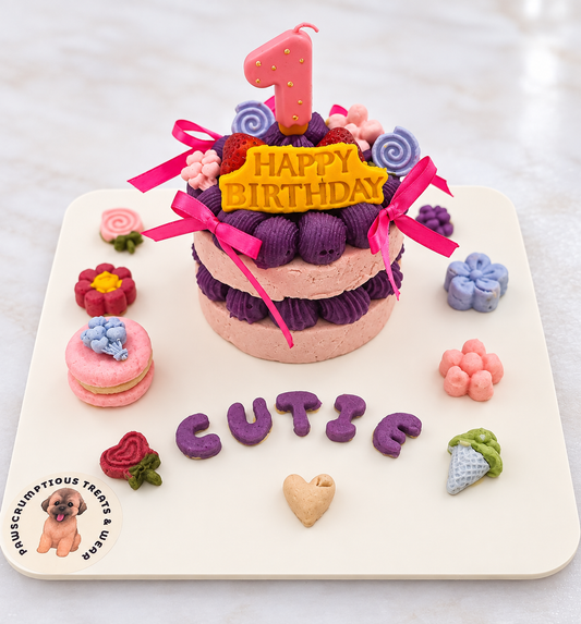 Pawscrumptious Signature Double-Layer Barkday Cake